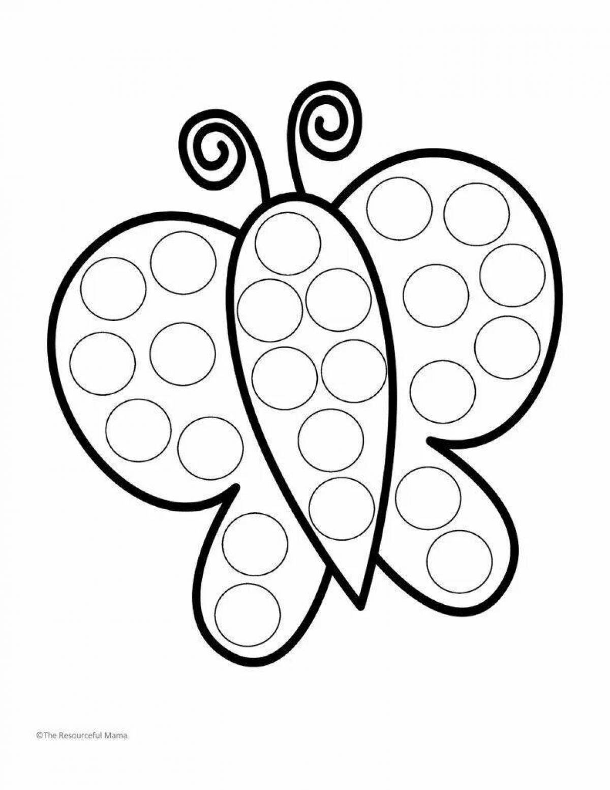 Раскраска Красочные ватные палочки для малышей