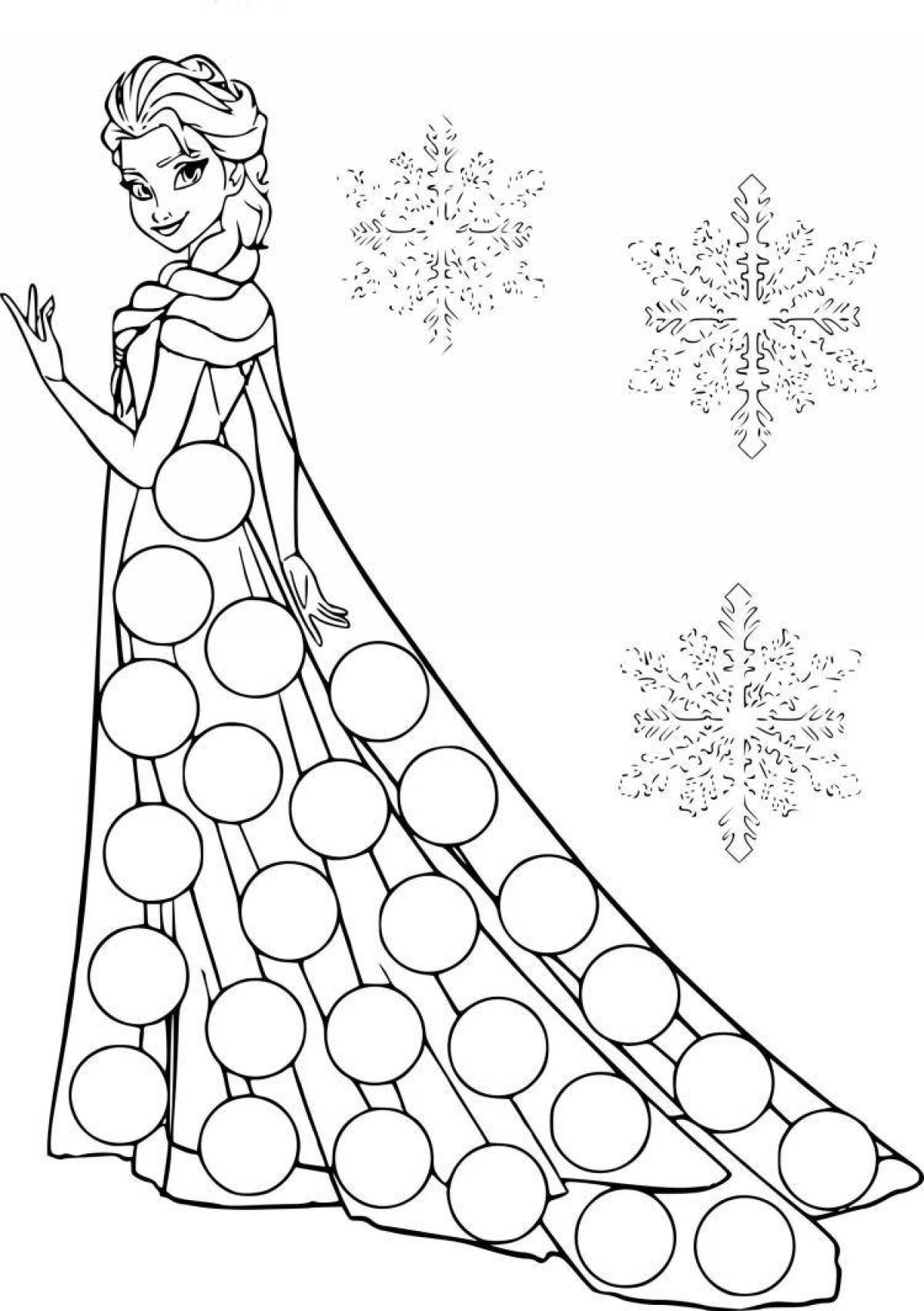 Раскраска Сверкающие ватные палочки для малышей