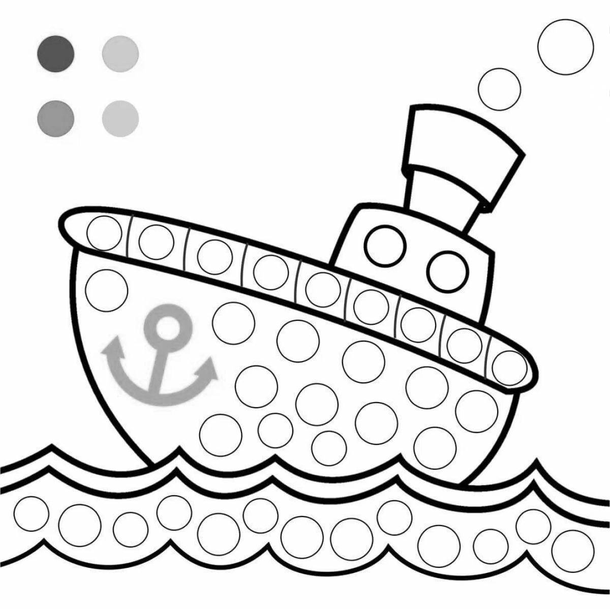 Раскраска Блестящие ватные палочки для малышей