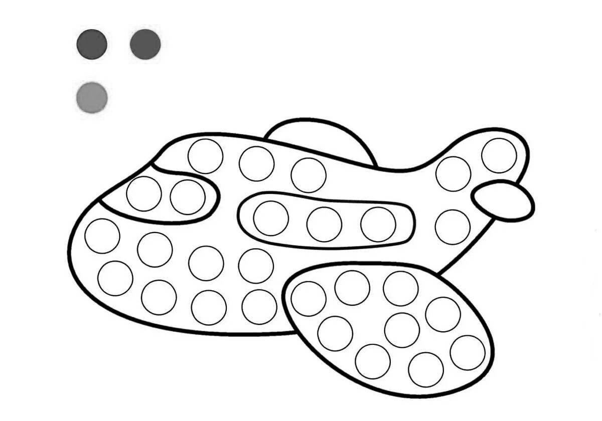 Раскраска Красивые ватные палочки для малышей