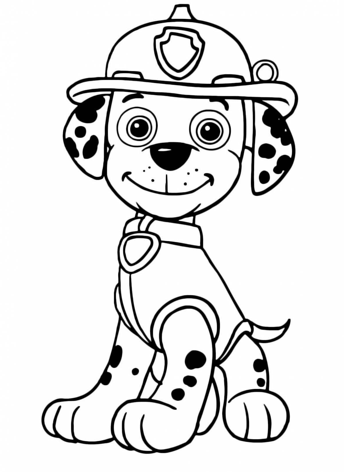 Marshal's amazing coloring book for kids