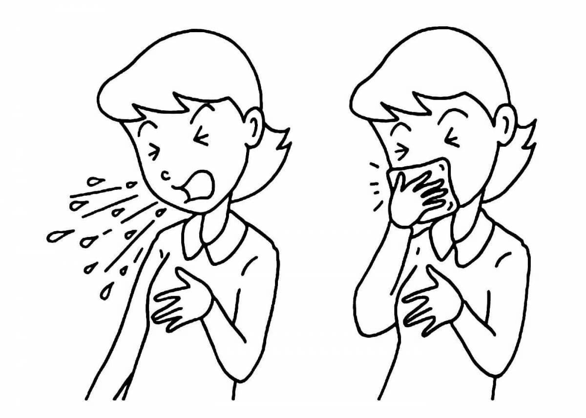 Photo Exciting personal hygiene coloring book for kids