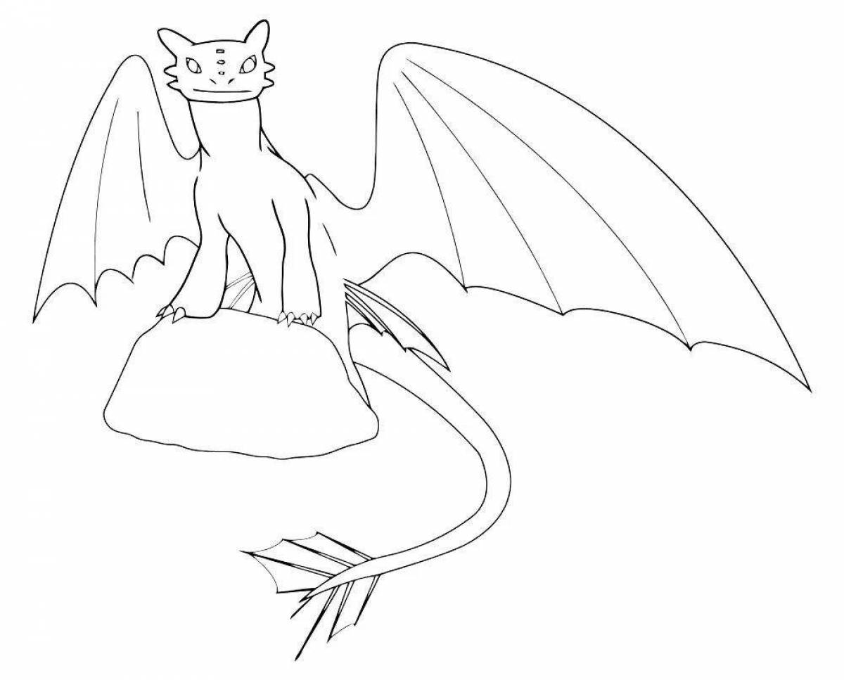 Incredible toothless coloring book for kids
