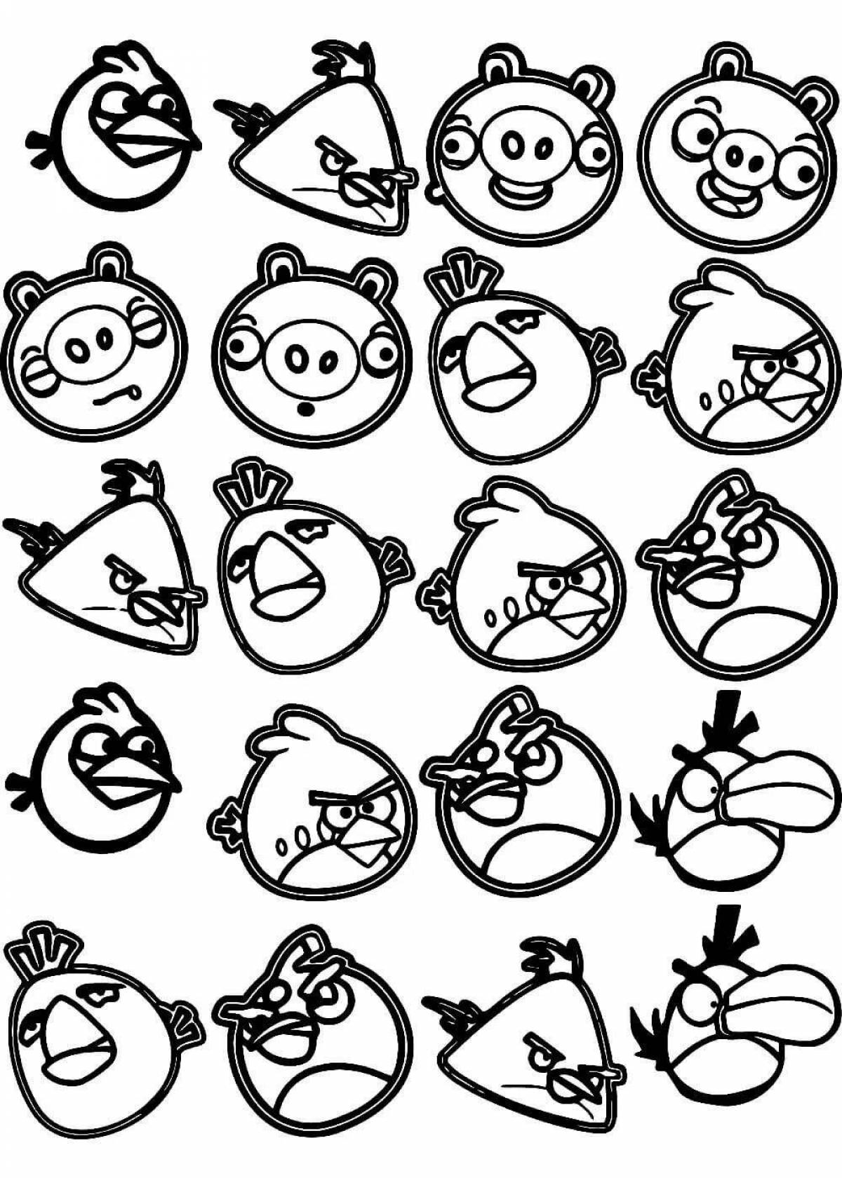Colorful cartoon coloring pages for boys