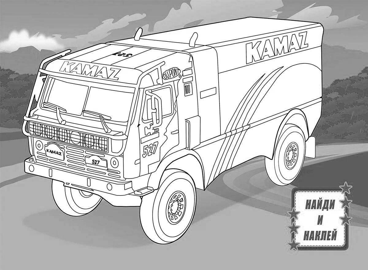 Colorful stickers for coloring the farm for boys