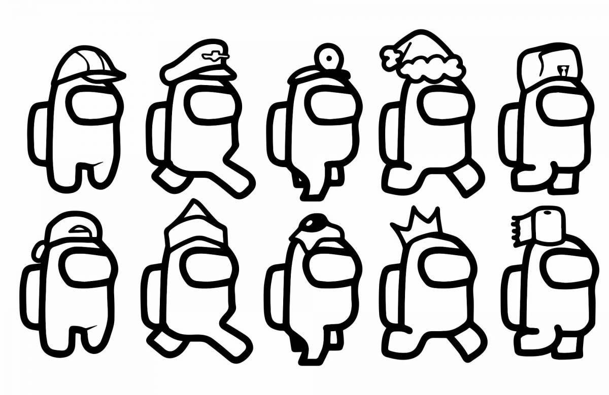 Colorful stickers for coloring the castle for boys