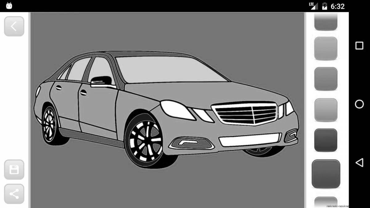 Coloring pages exciting cars for boys
