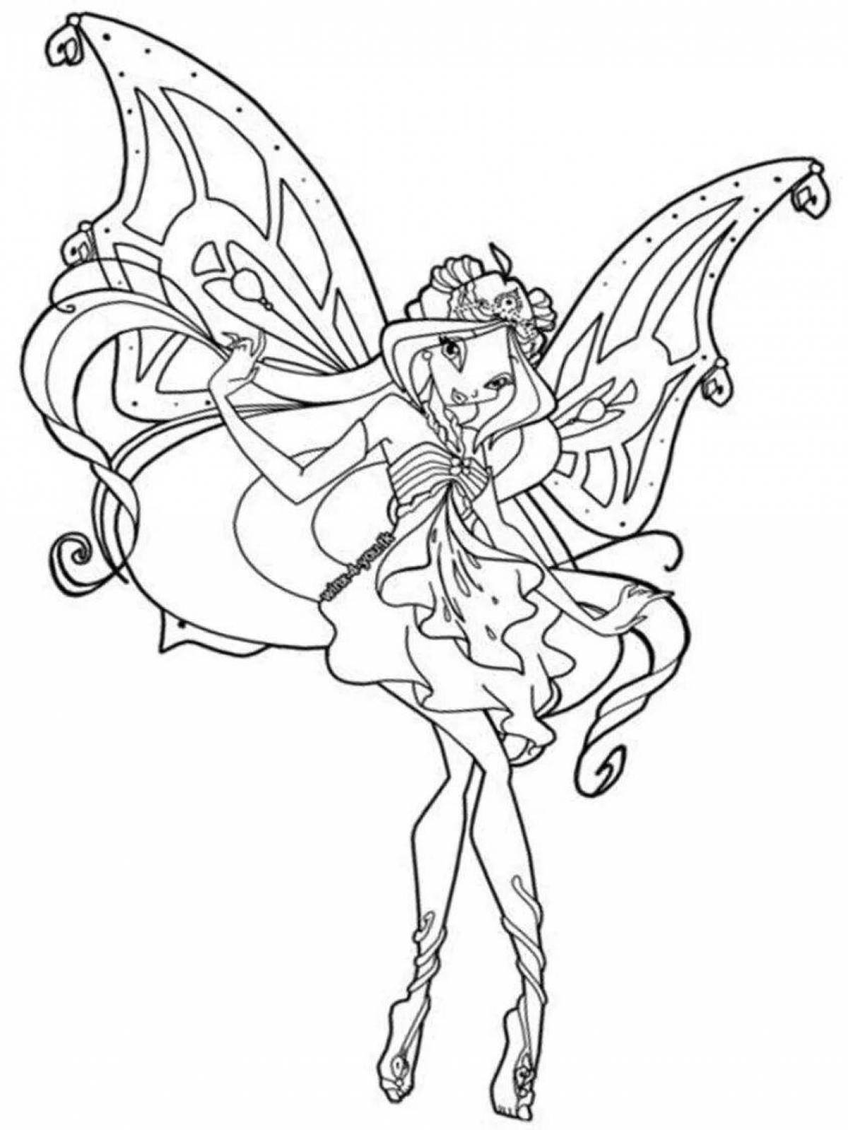 Magic winx coloring for girls fairies