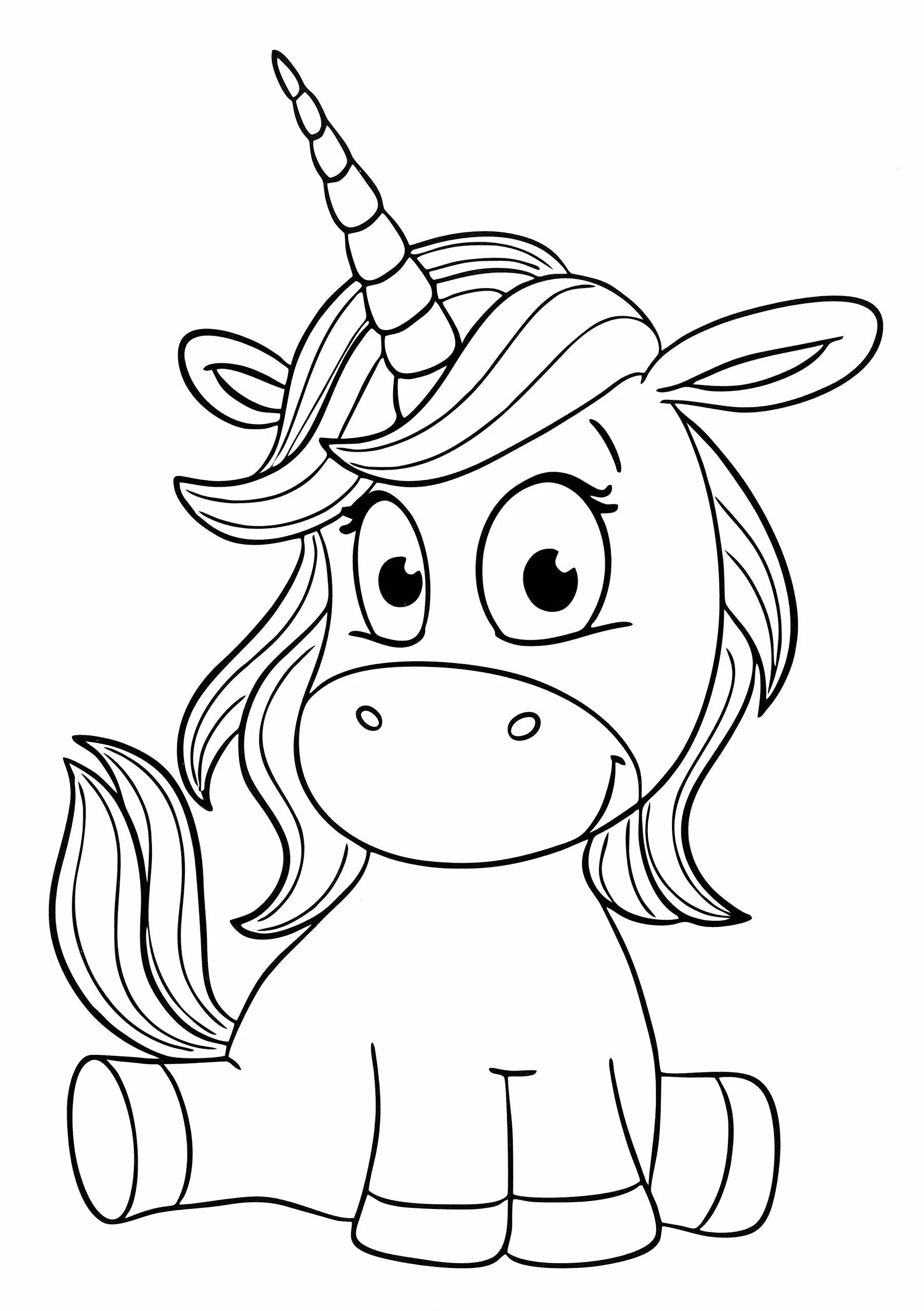 Unicorn drawing for kids #9