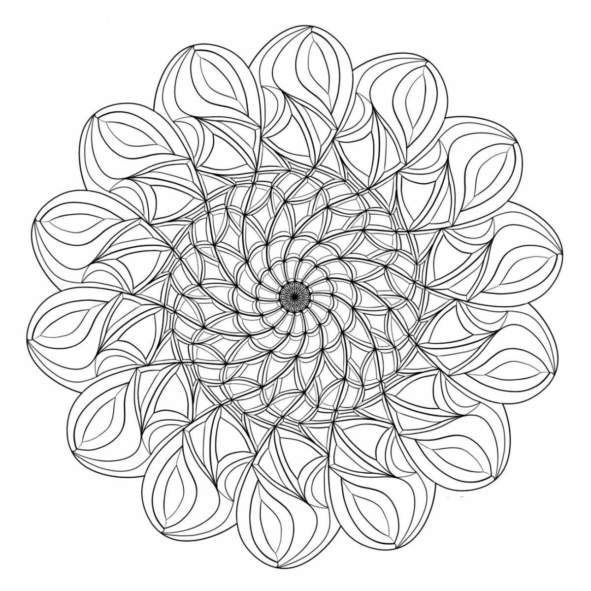 Amazing Coloring Pages Antistress Mandalas for Adults en