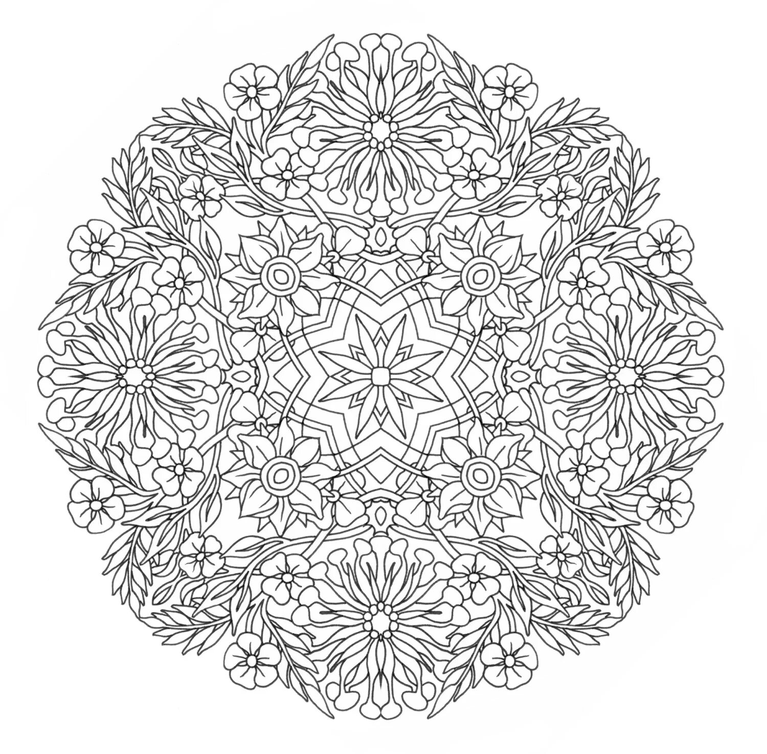 Antistress mandalas for adults en #10