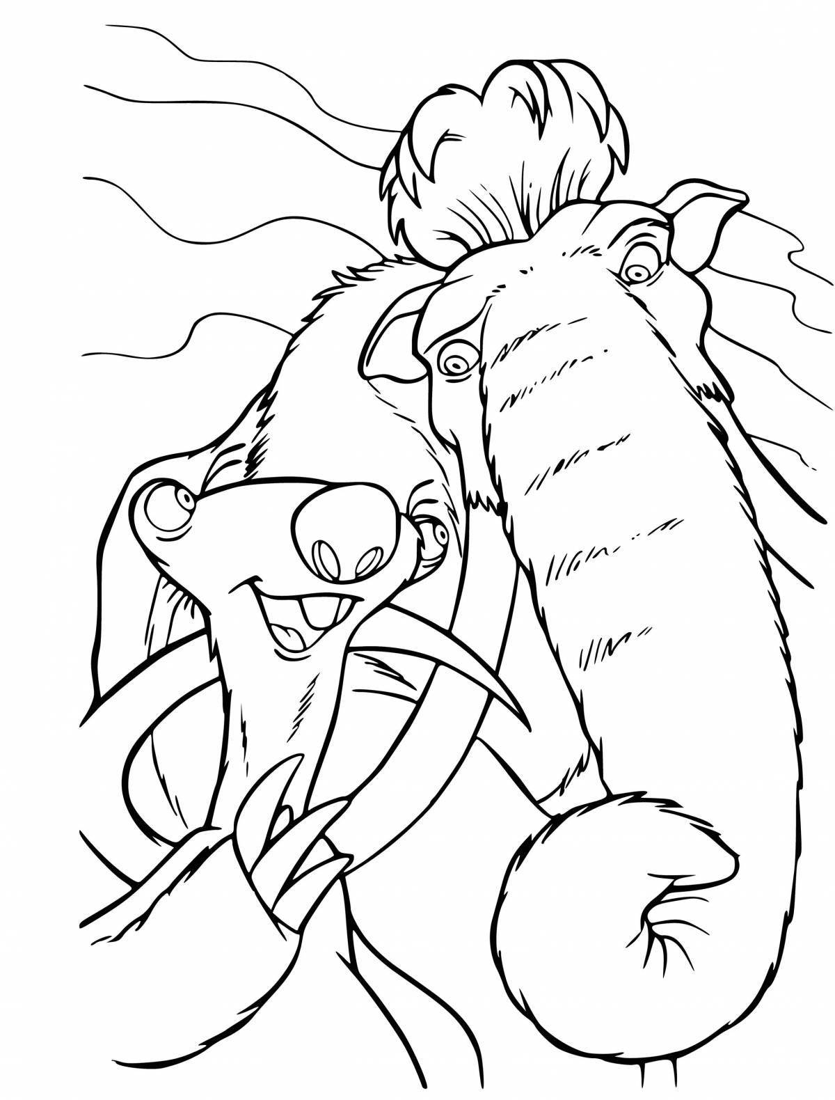 Awesome Ice Age Coloring Book for Kids