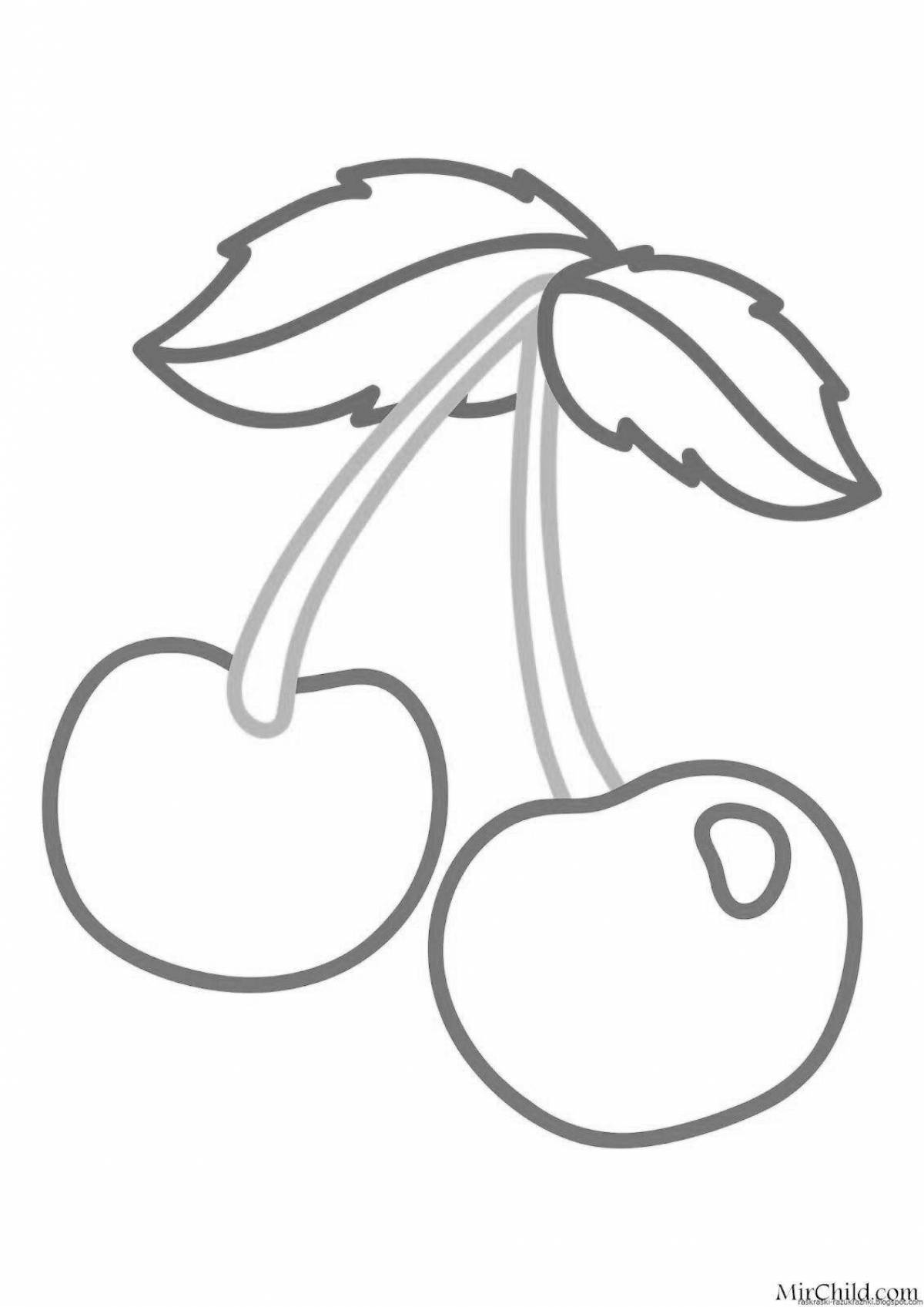 Photo Coloured coloring book with outline for girls