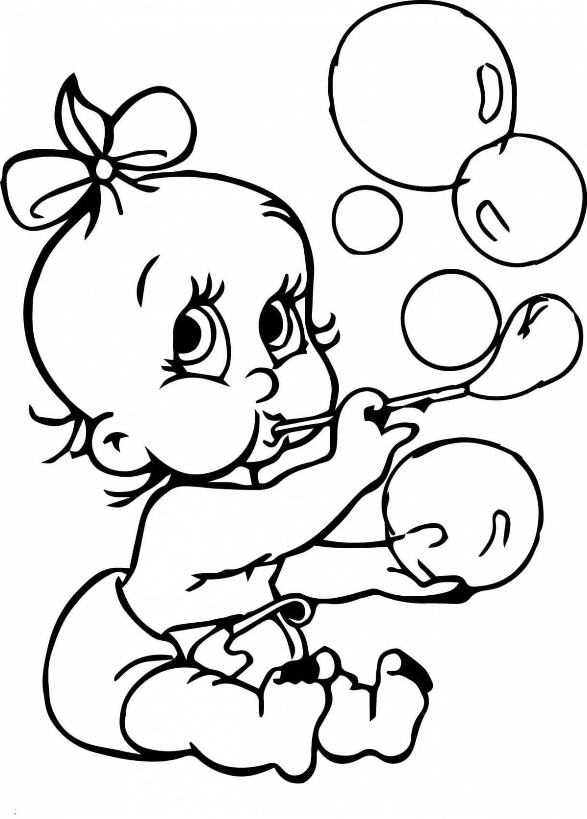 Colour explosion coloring pages for kids