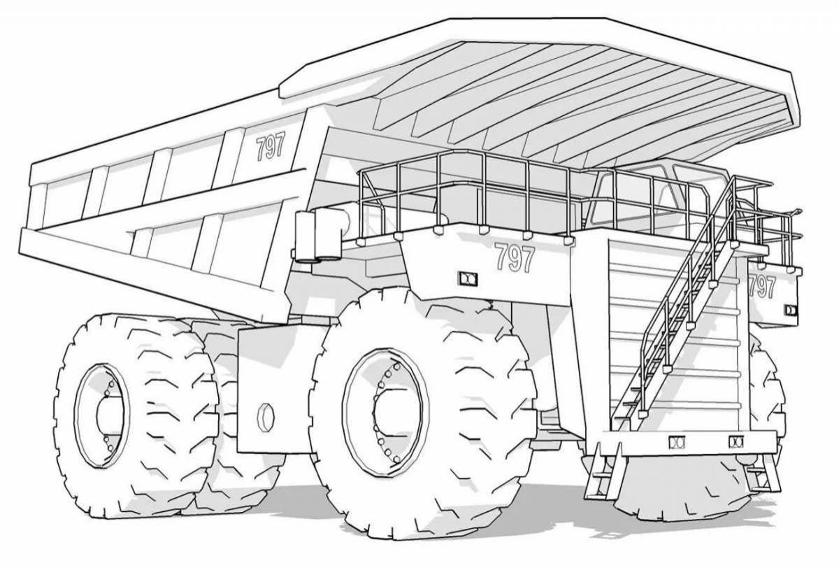 Как нарисовать самосвал для детей