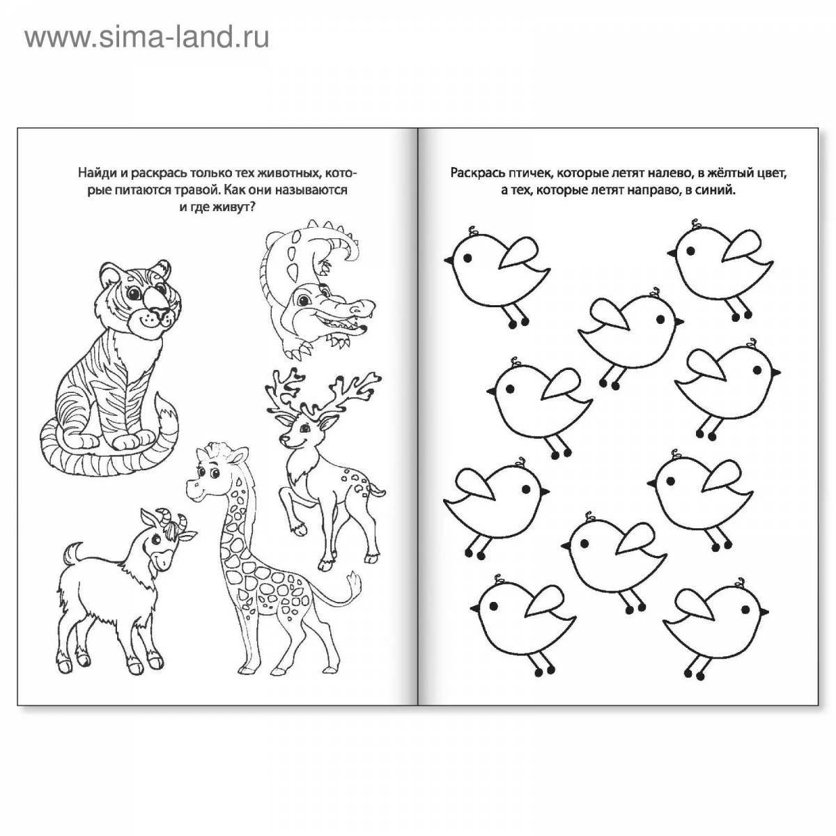 Educational logical coloring for 10 year olds