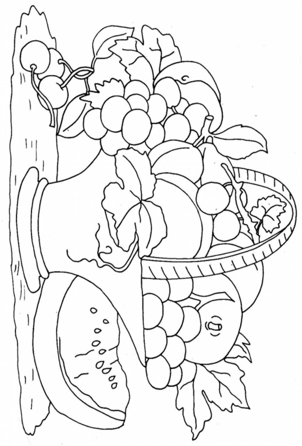 Creative still life coloring book for 10 year olds