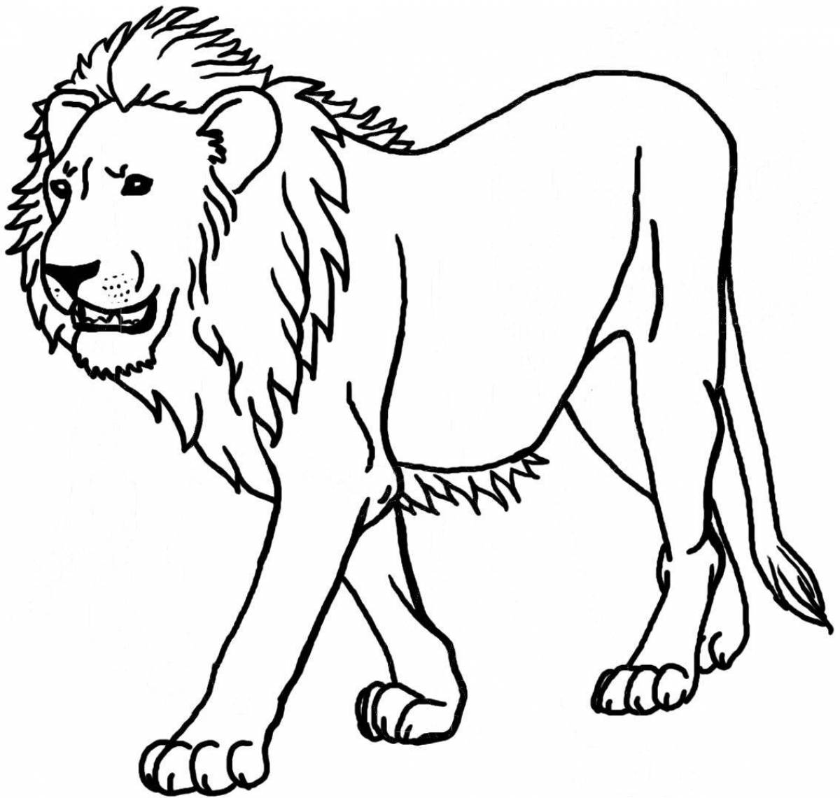 Fancy animal coloring pages for kids 10-12 years old