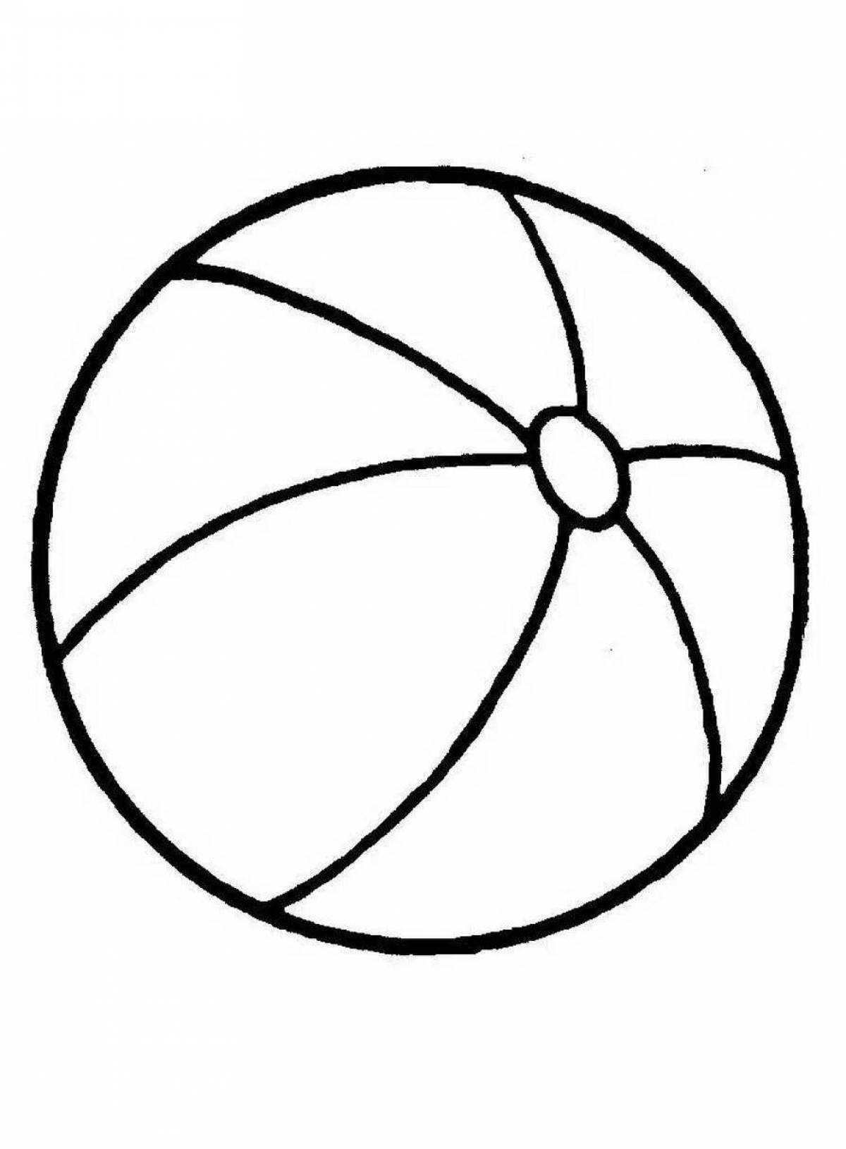 Color-creative coloring page simple for children 4-5 years old