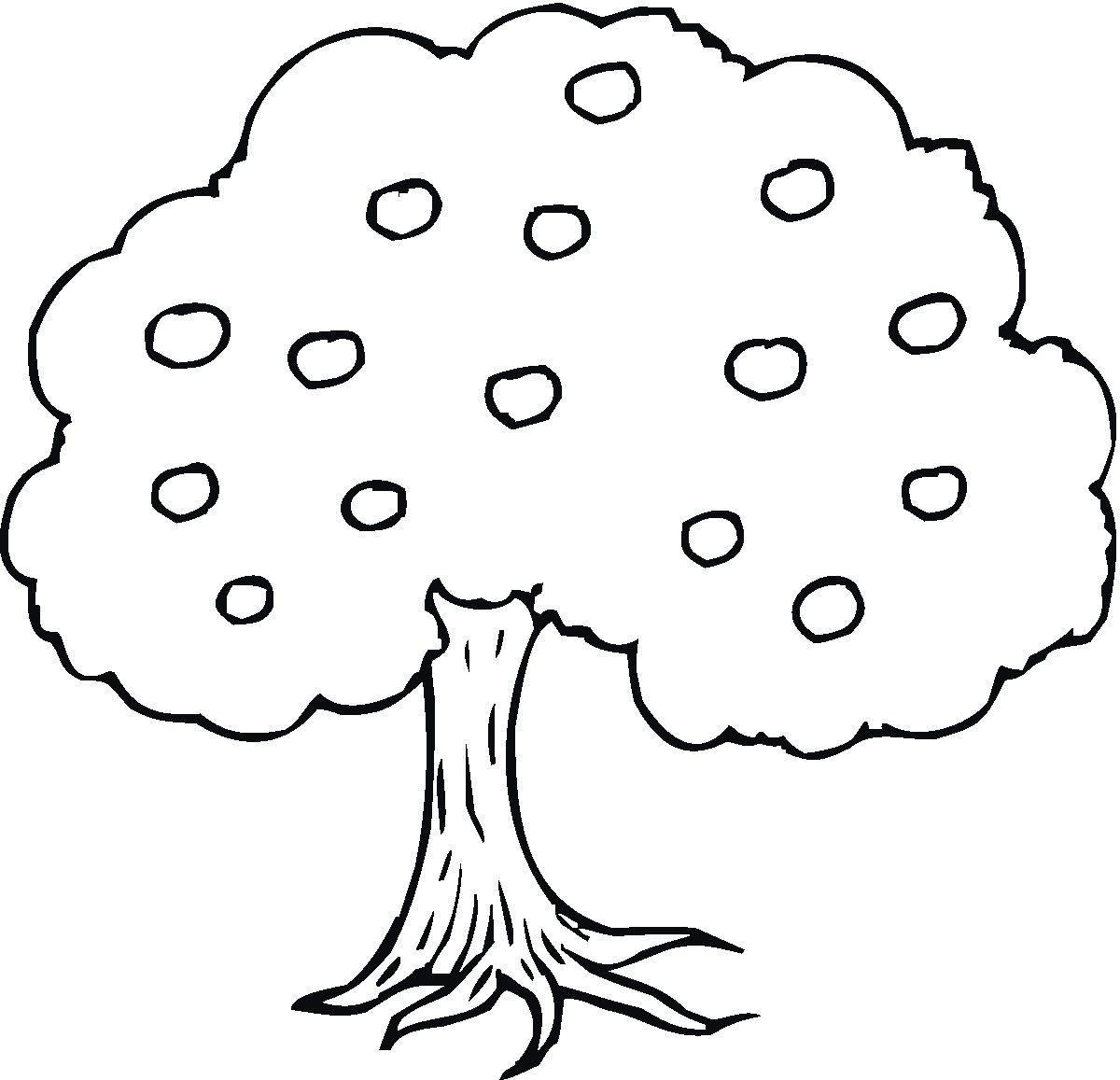 Раскраска сказочное дерево для детей 6-7 лет