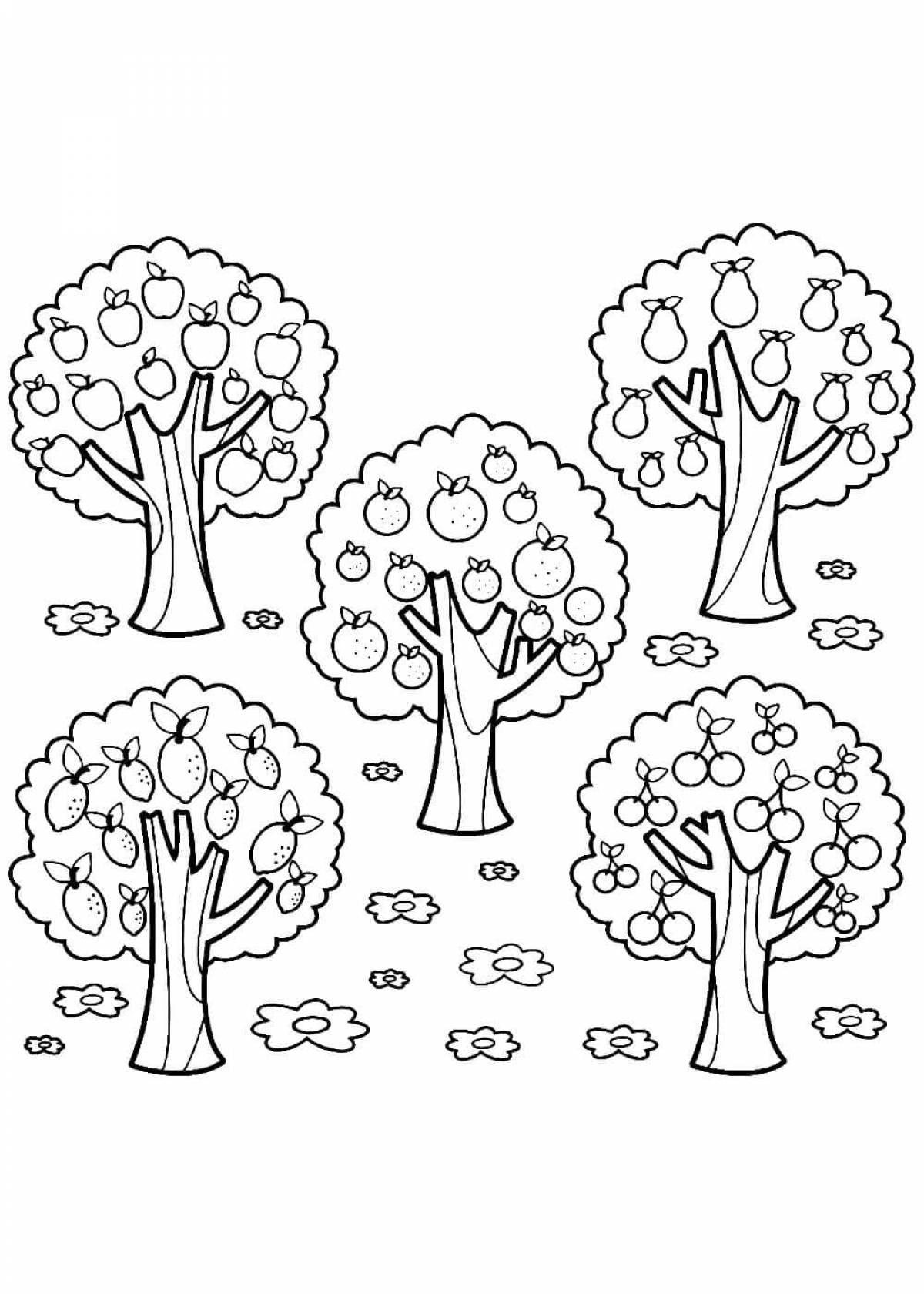 Деревья для детей 6 7 лет #1
