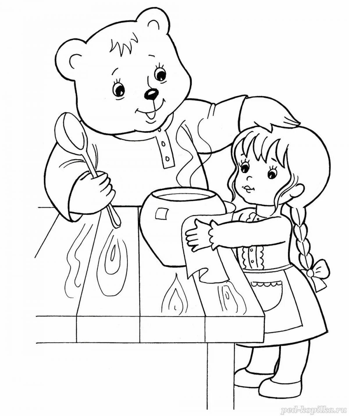 Masha and the bear fairy tale for kids #2