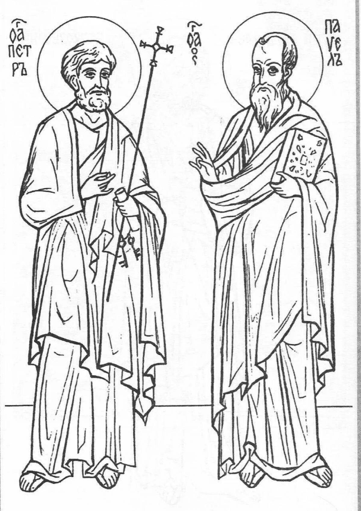 Delightful cyril and methodius coloring book