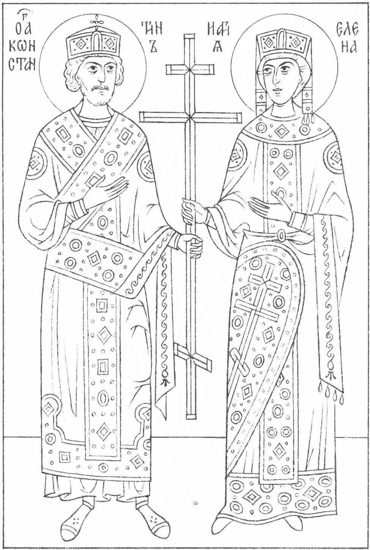 Funny coloring pages cyril and methodius