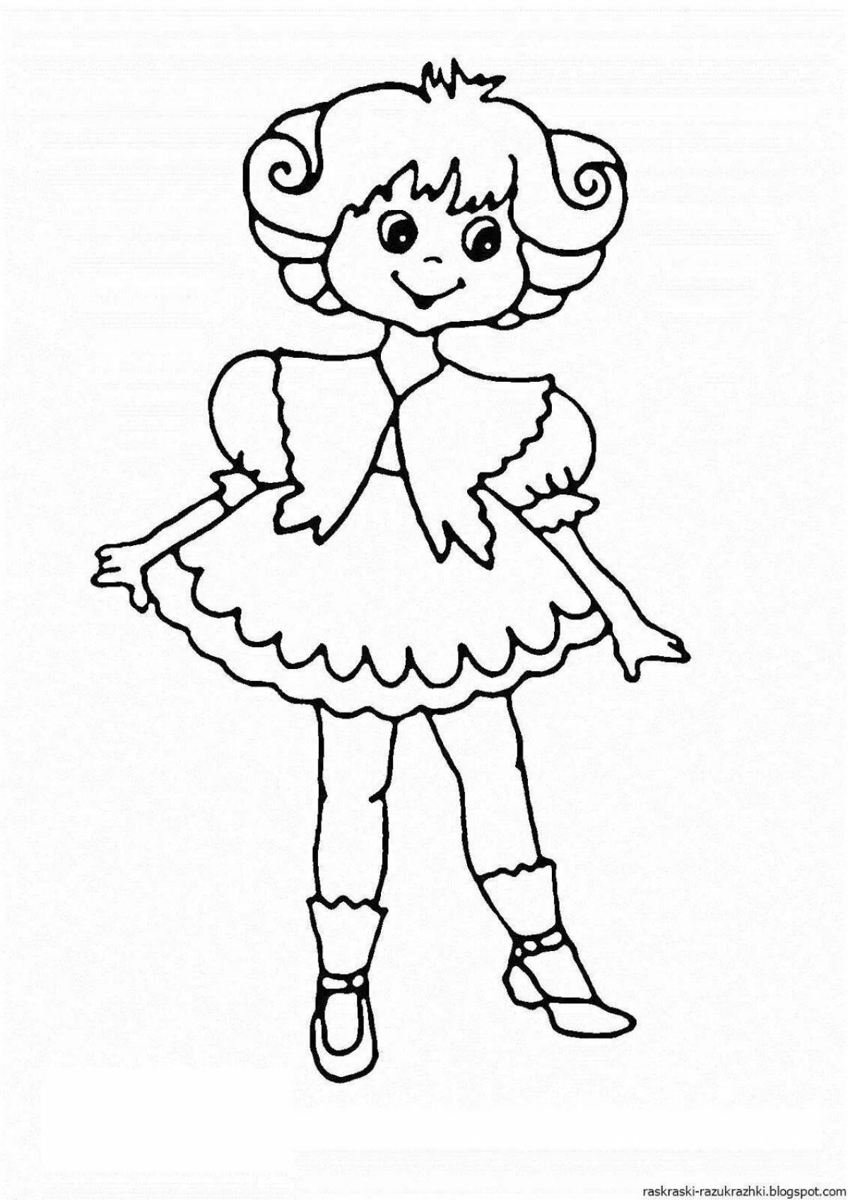 Coloring pages for girls 4 years old