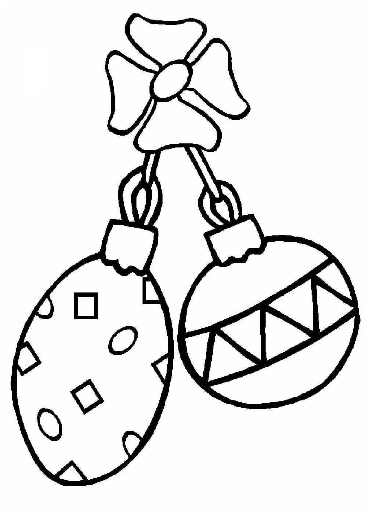 Playful Christmas coloring toy