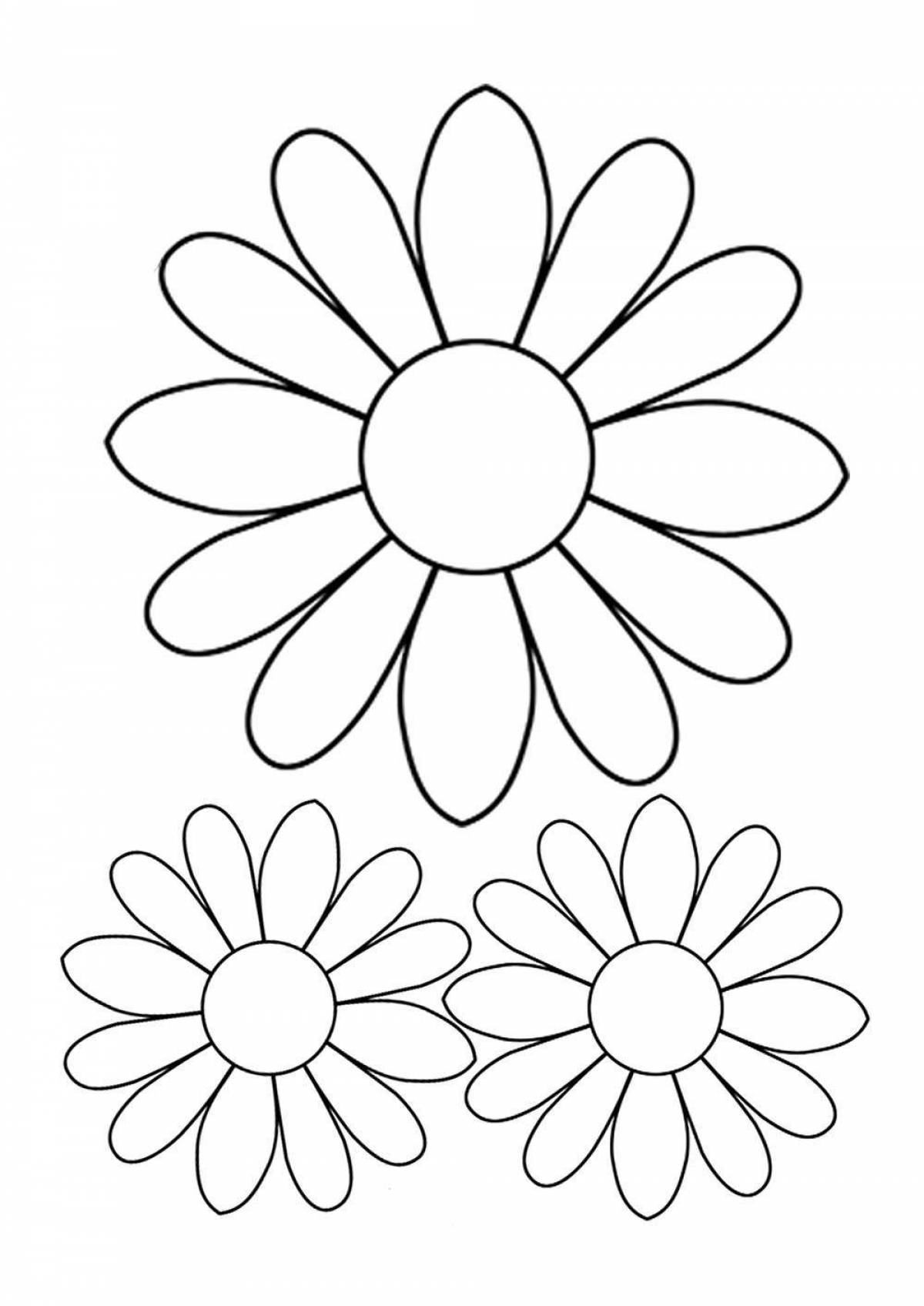 Joyful Daisy Coloring Book for Toddlers