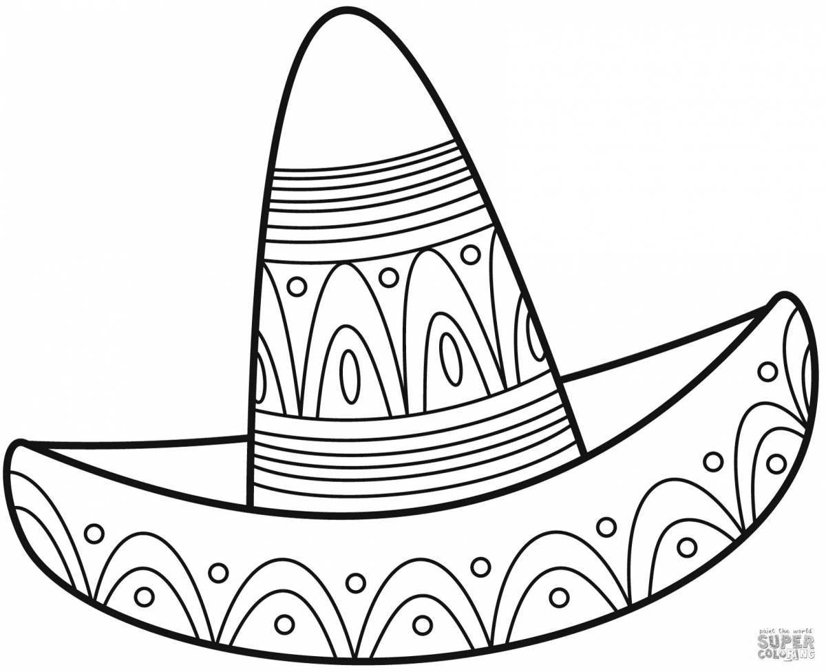 Photo Amazing hat coloring book for 4-5 year olds