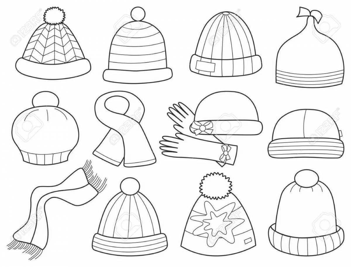 Photo Incredible hat coloring book for 4-5 year olds