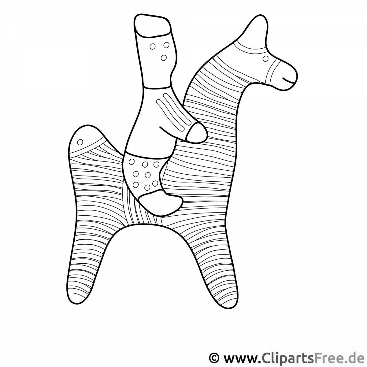 A fascinating coloring Filimonov toy