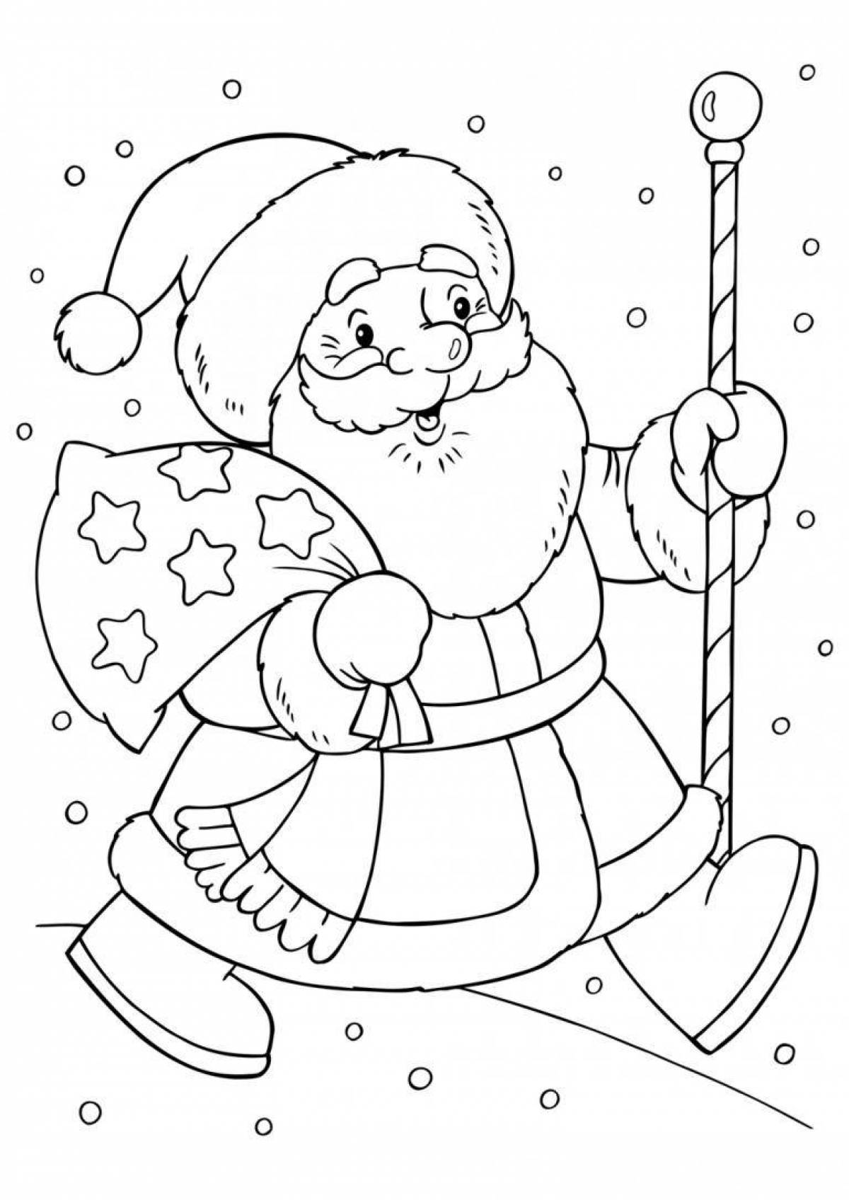 Santa claus coloring page