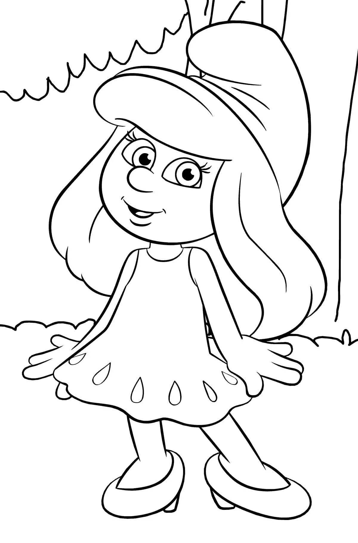 Coloring book for 3 year old cartoons