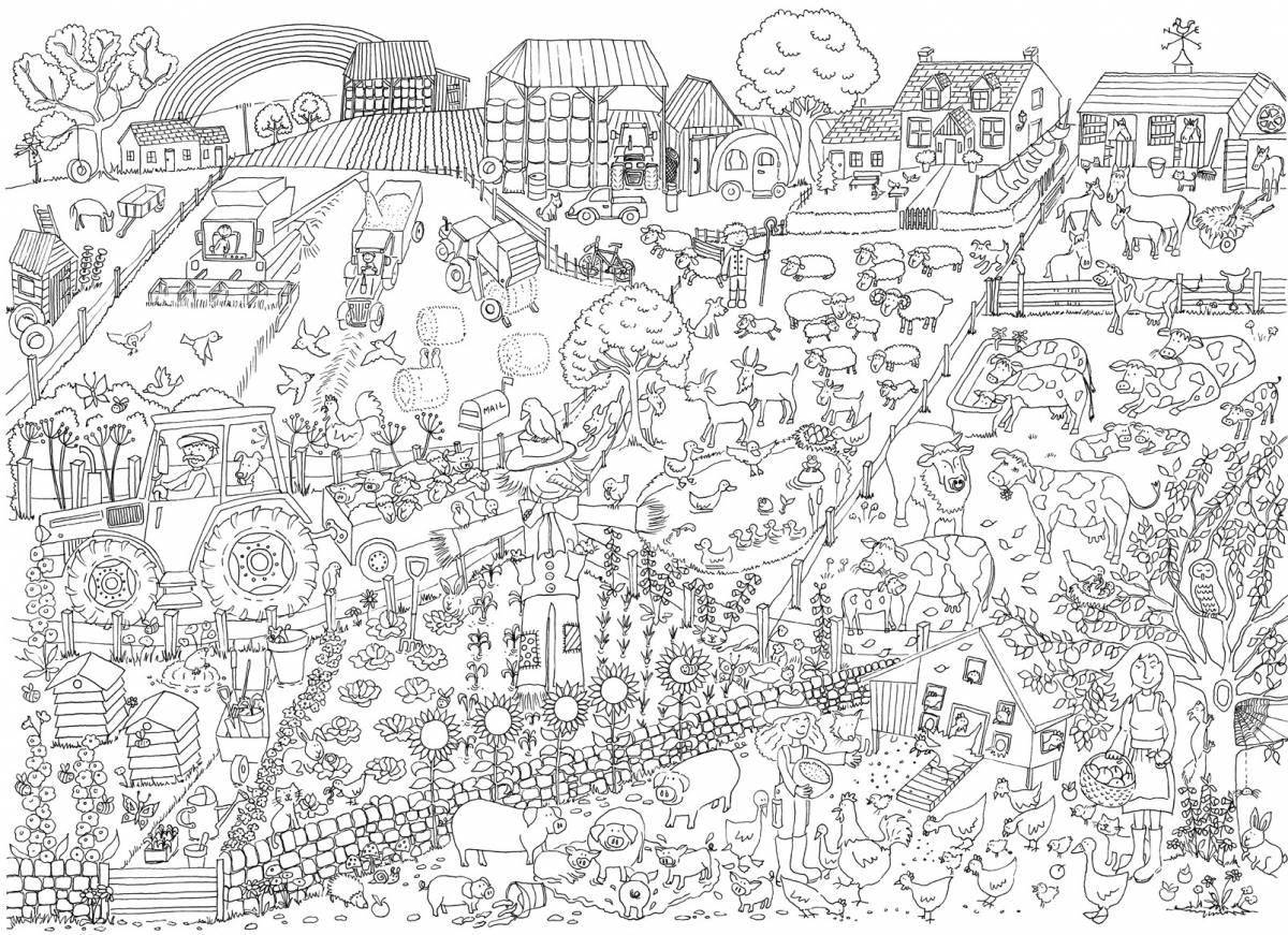 Incredible giant coloring book for kids