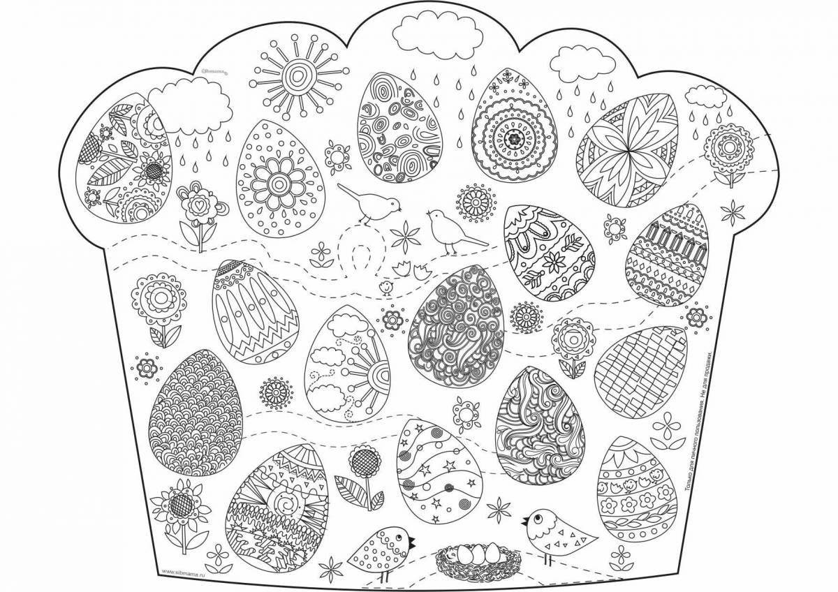 Joyful giant coloring pages for kids