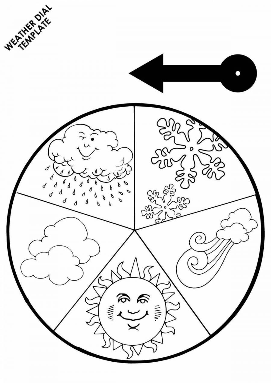 Круг времена года для детей картинка
