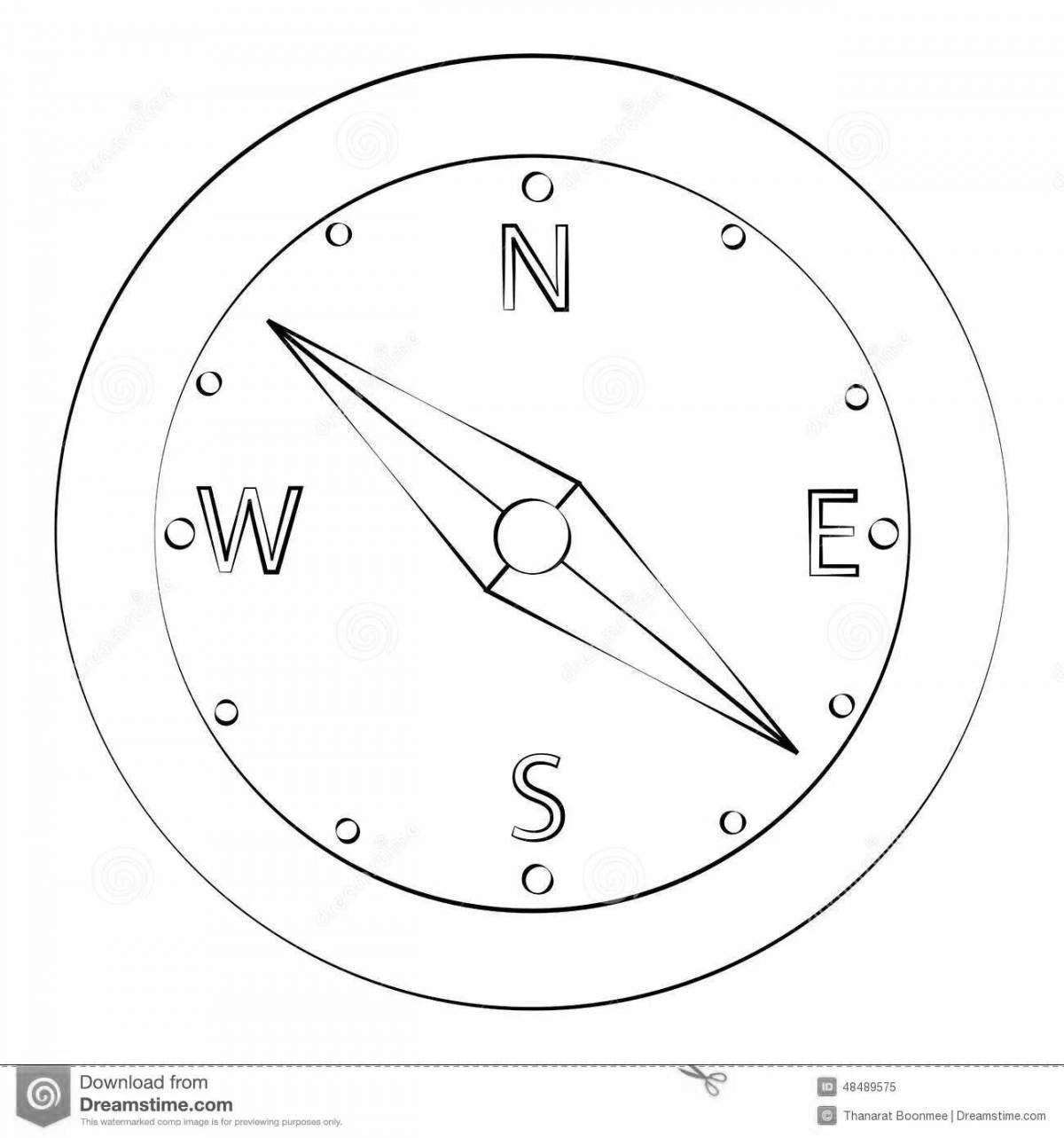 Рисунок компаса 2 класс окружающий мир