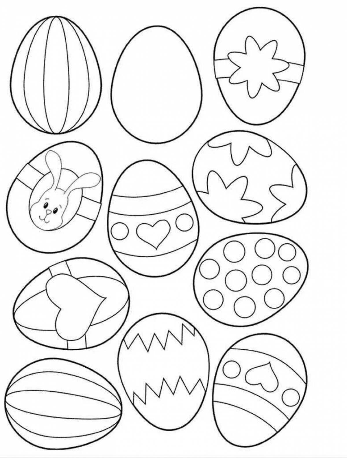 Colorful birthday crafts coloring pages