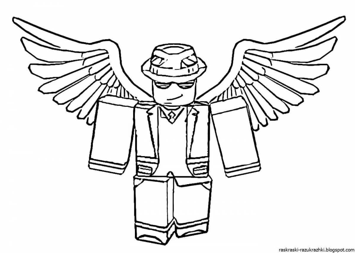 Amazing roblox coloring pages for girls