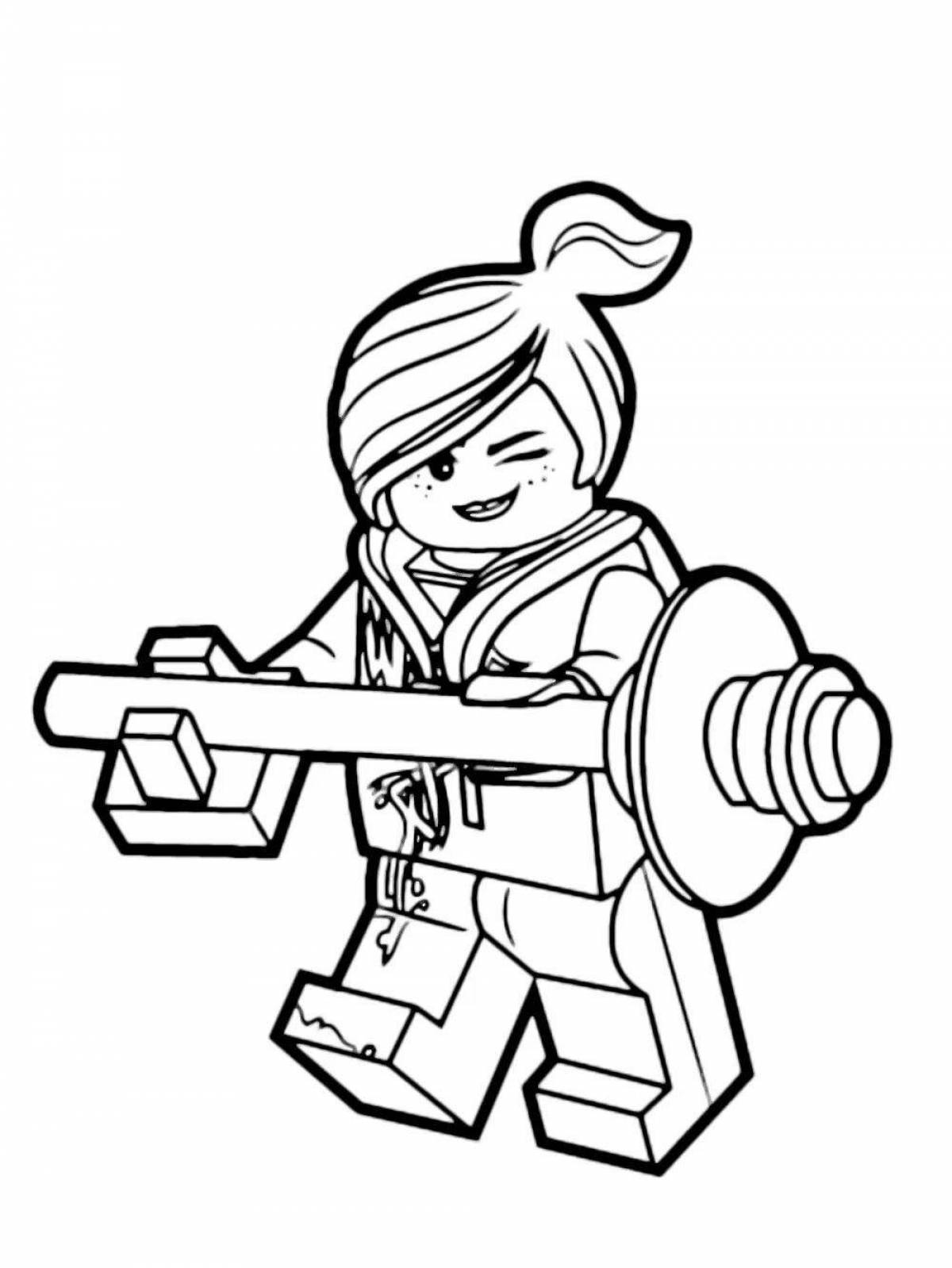 Attractive roblox coloring book for girls