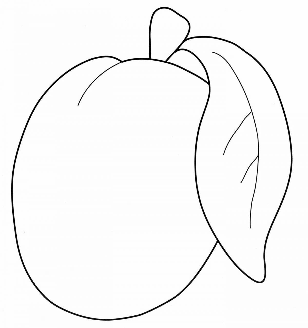 Bright plum coloring for kids