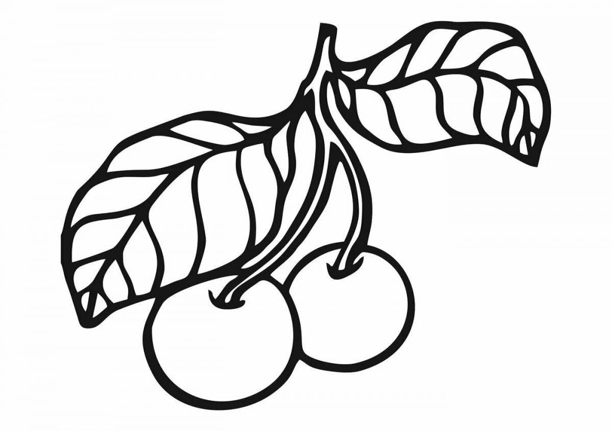 Children's coloring plum plum