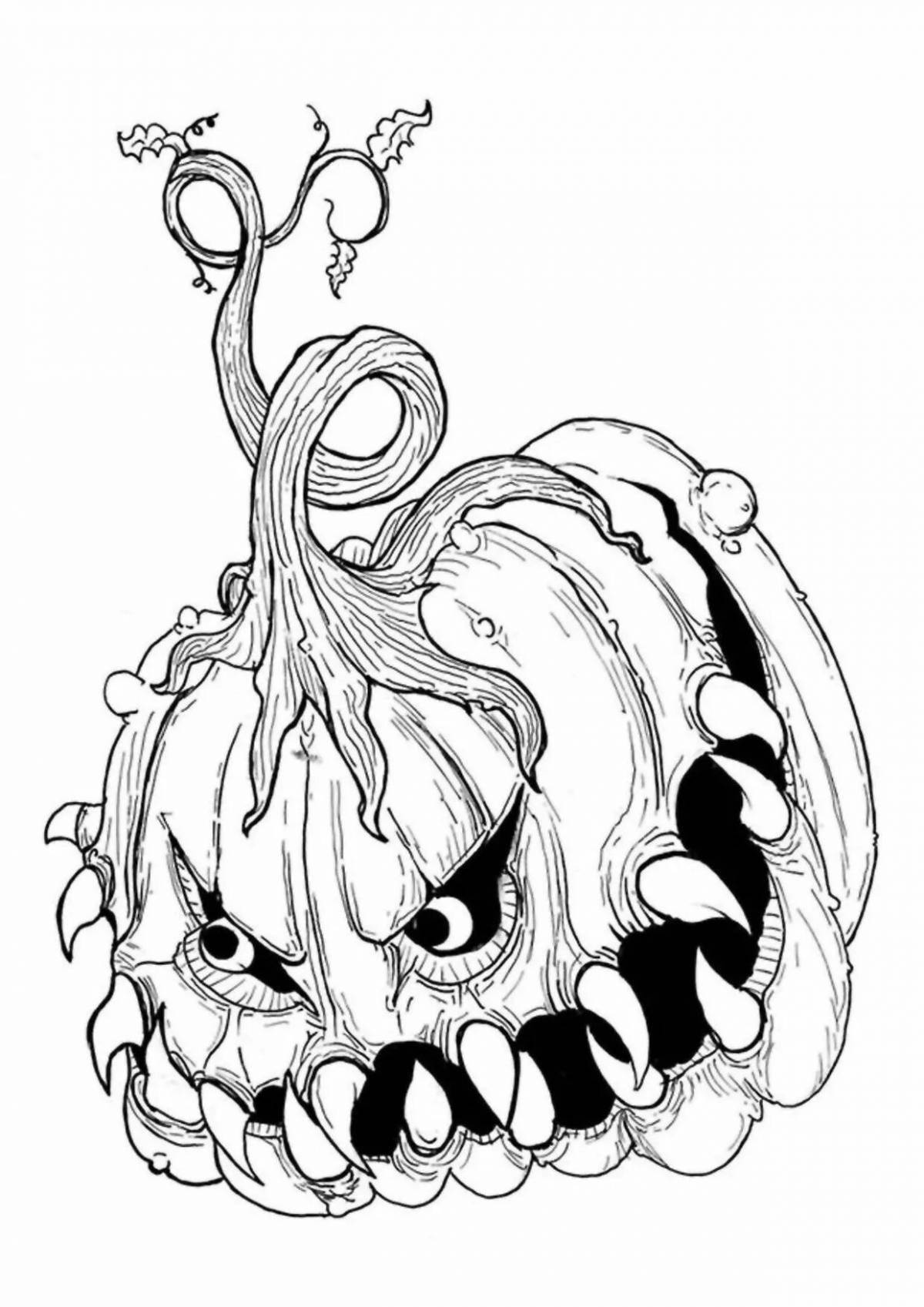 Ghost coloring for kids