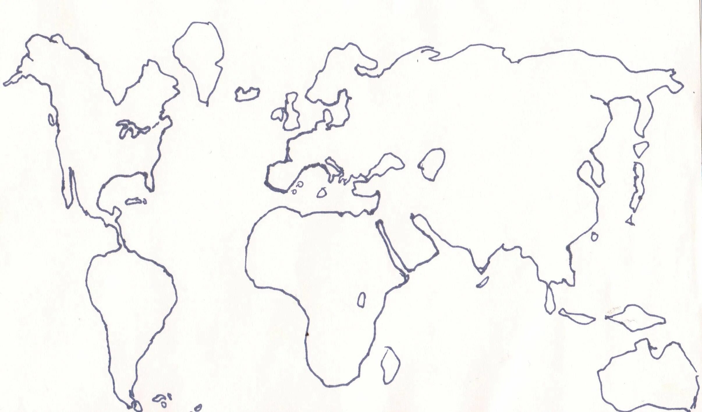 Fun coloring continents for preschoolers