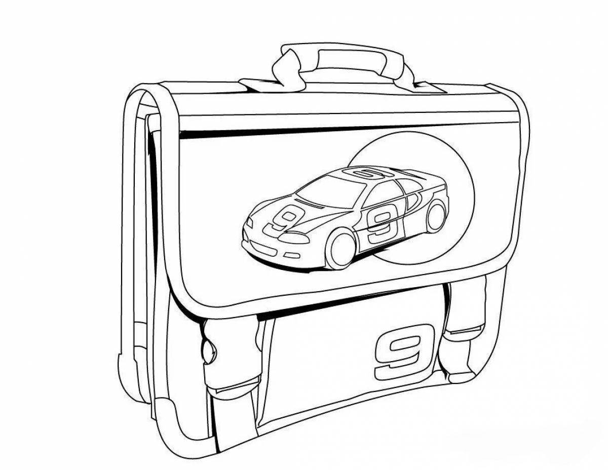 A fun briefcase coloring book for kids