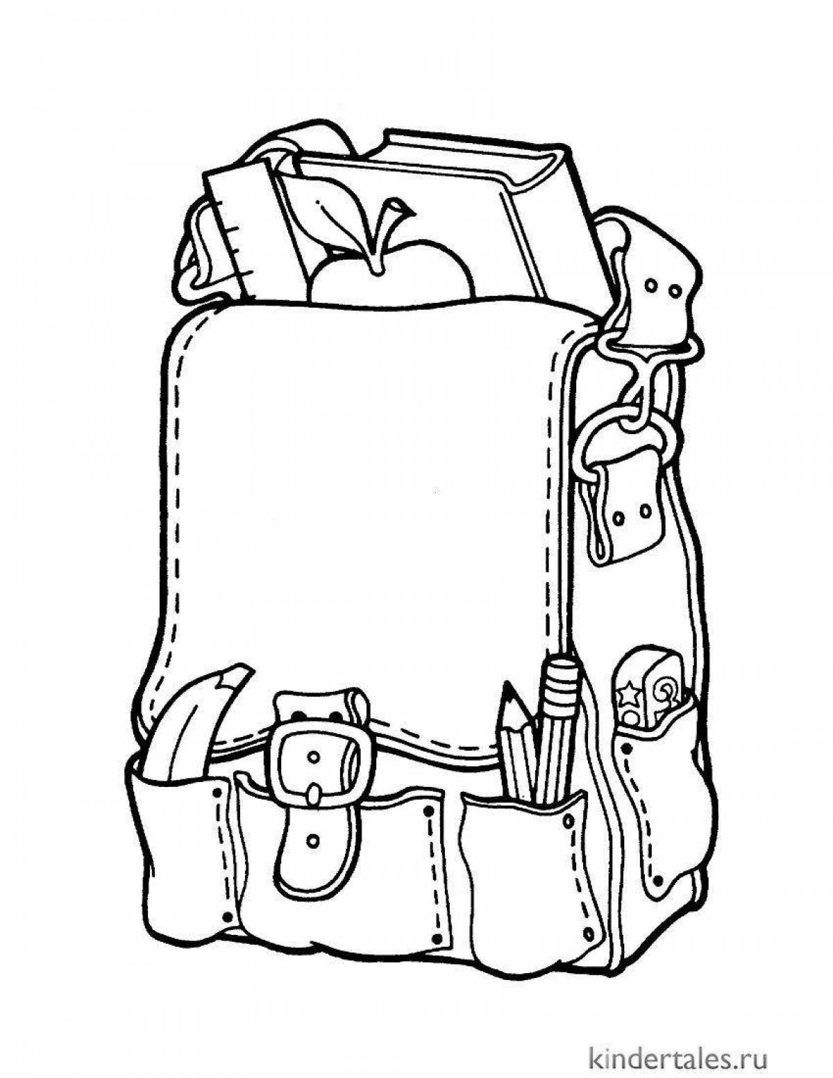 Amazing portfolio coloring page for the little ones