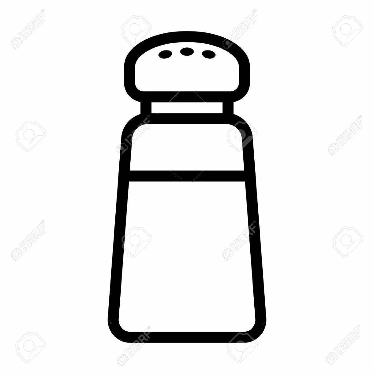 Salt Explosion coloring book for preschoolers